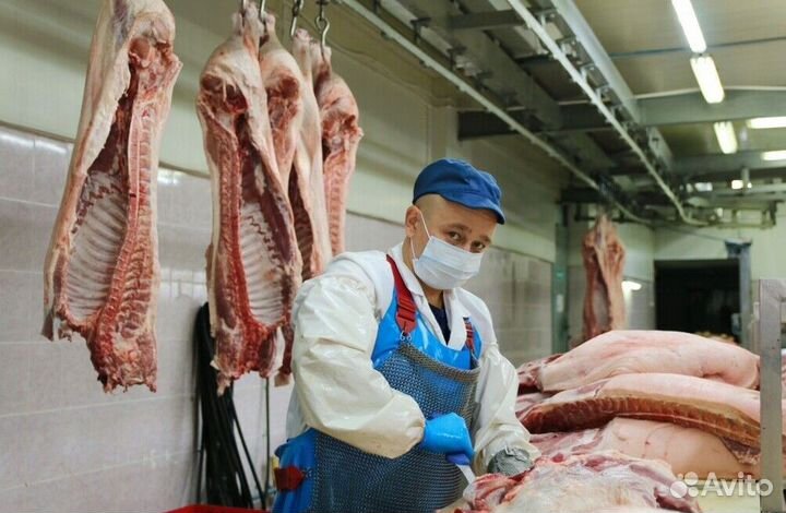Разнорабочий на мясокомбинат(вахта)