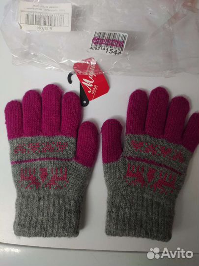 Перчатки шерстяные Новые