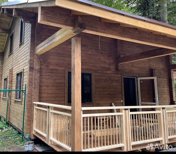 Строительство домов из клееного бруса пол ключ