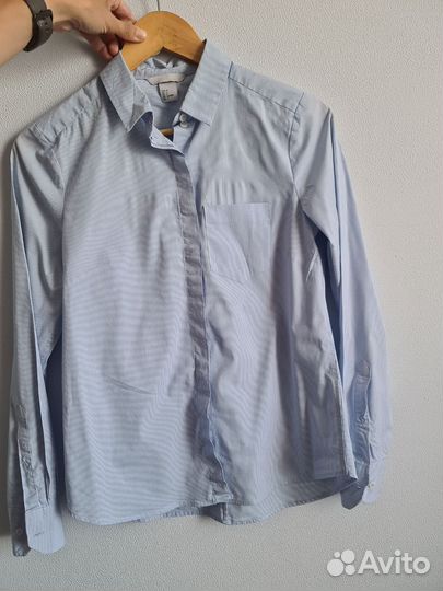 Голубая рубашка H&M