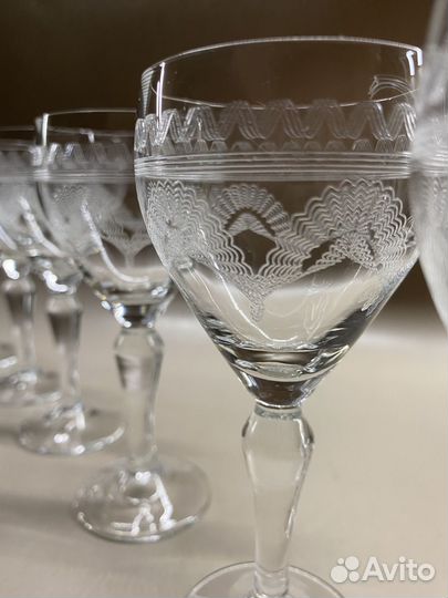 Фужеры бокалы богемия