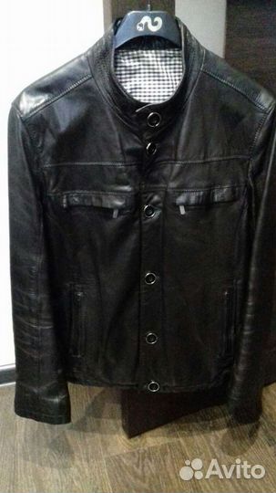 Кожаная куртка мужская