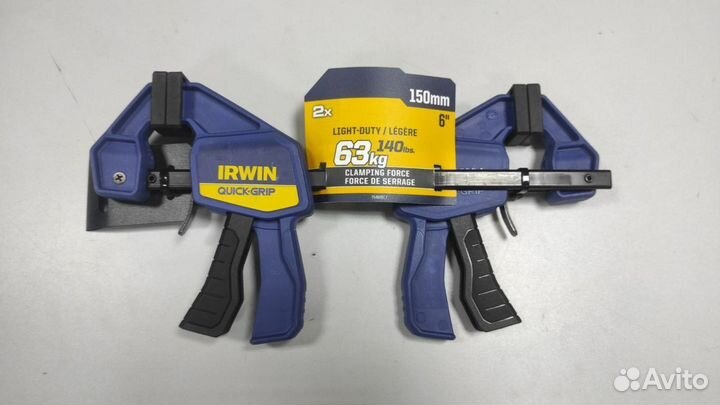 Струбцины Irwin Quick Grip (цена за 2 шт)