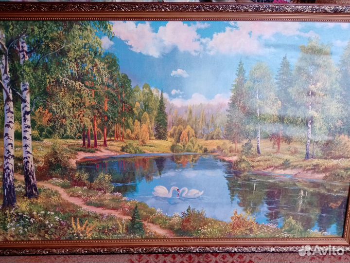 Интерьерная картина большая бу