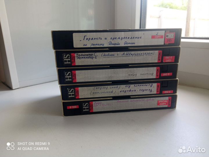 5 видеокассет TDK HS