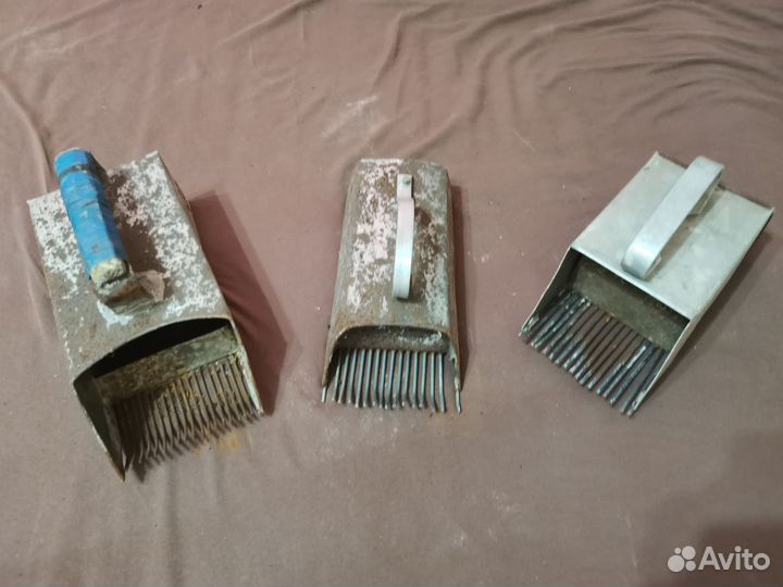 Комбайн - совок для сбора ягод 3 шт