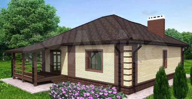 Крыша с террасой проекты одноэтажных Дом 85 м² на участке 7,5 сот. на продажу в Оренбурге Купить дом в Оренбурге Авит