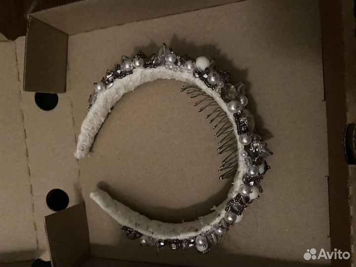 Ободок ручной работы и сумочка