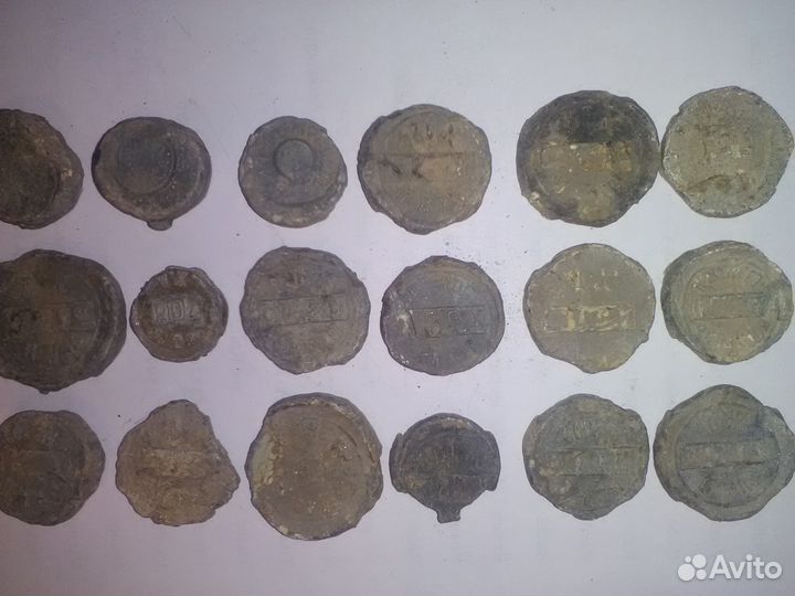 Пломбы свинцовые ранние советы + 1 царская