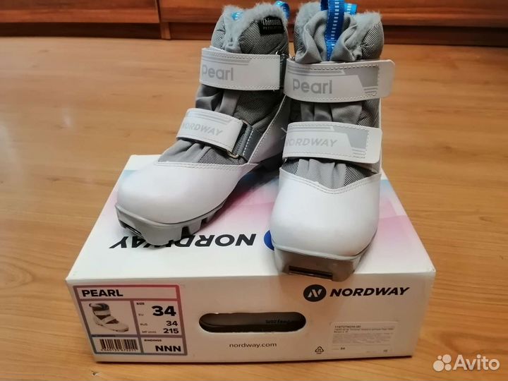 Лыжные ботинки nordway nnn 34 на липучках