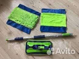 Швабра гринвей с двумя насадками