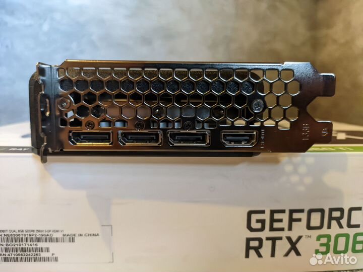 Palit RTX 3060 Ti Dual V1, гарантия