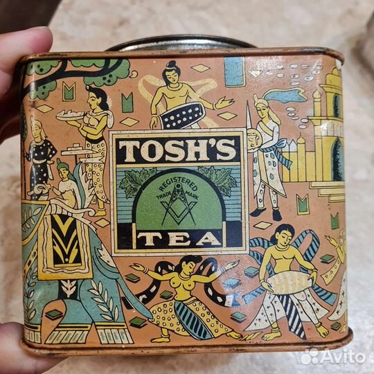 СССР жестяная банка из под чая