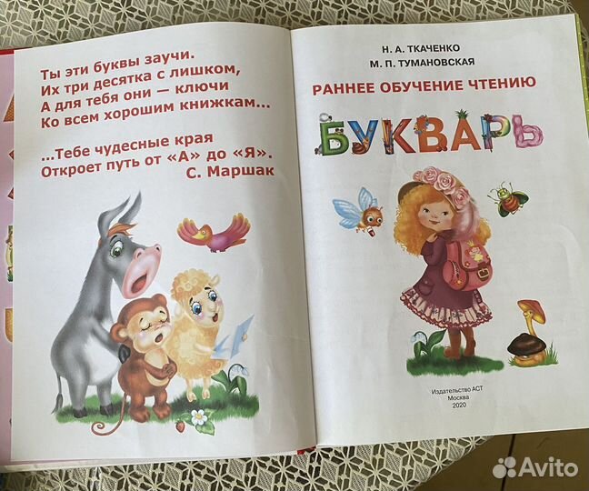 Букварь Раннее обучение чтению Ткаченко Н