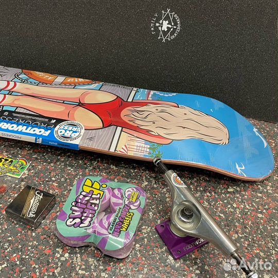 Кастом скейтборд на топ деталях