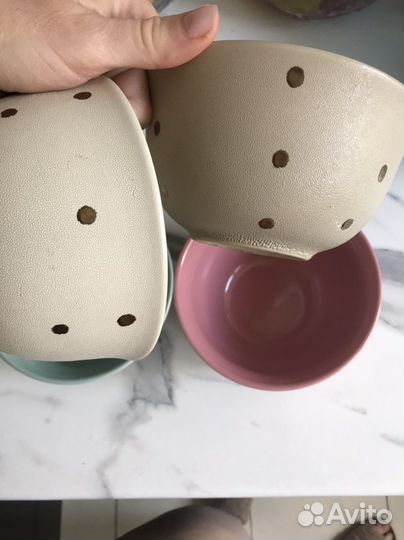 Набор тарелок глубоких. Керамика