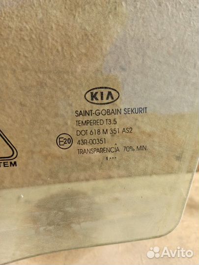 Стекло переднее левое Kia Ceed 2007-2012