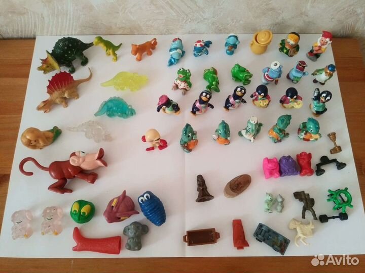 Игрушки из киндера чупа чупс 90х детали