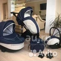 Коляска 3 в 1 Verdi Faster джинс