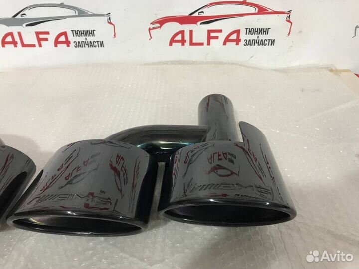 Насадка глушителя мерседес AMG