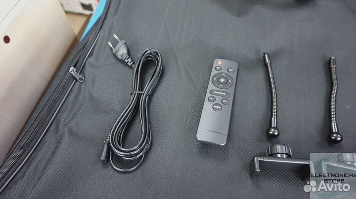 Кольцевая Лампа 54 см со Штативом Снежная v.7