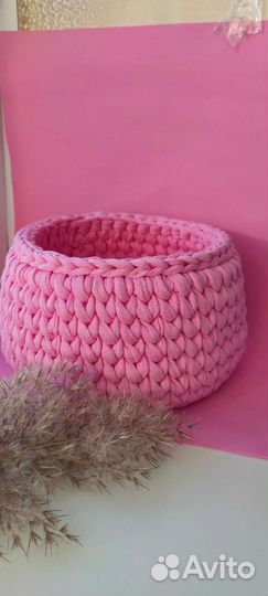 Трикотажные корзинки