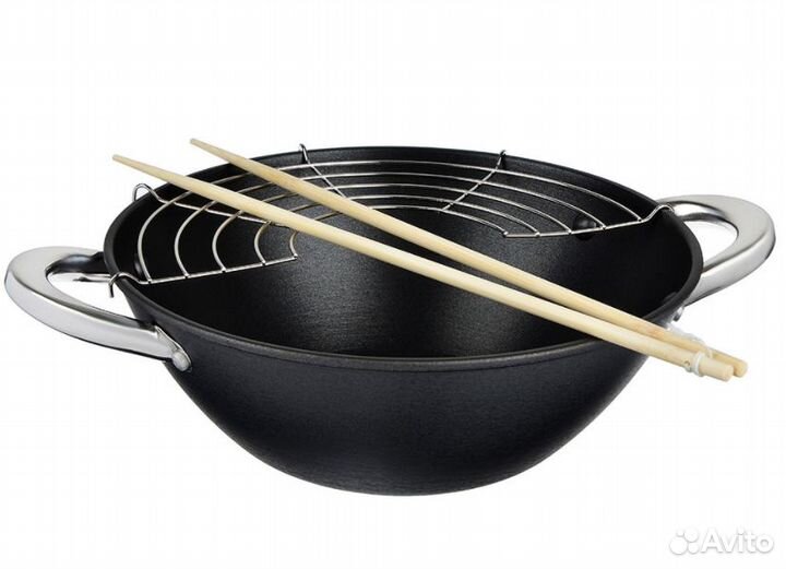 Казан чугунный 4, 4 л, антипригарное покрытие