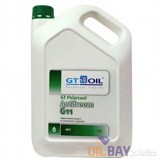 Антифриз GT OIL GT polarcool G11 5Л