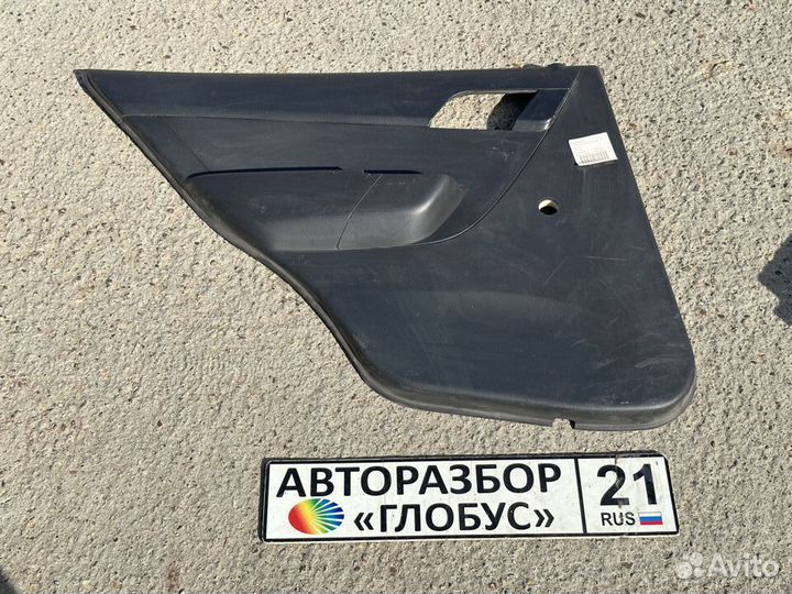 Обшивка двери задняя левая Chevrolet Aveo