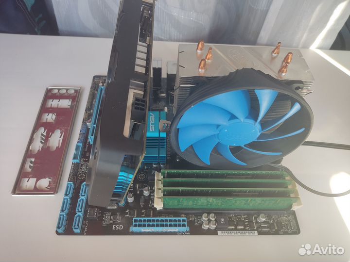 Видеокарта gtx 1050ti + процессор + оператива 16гб