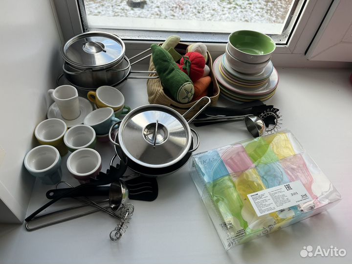 Детская посуда икеа дуктиг