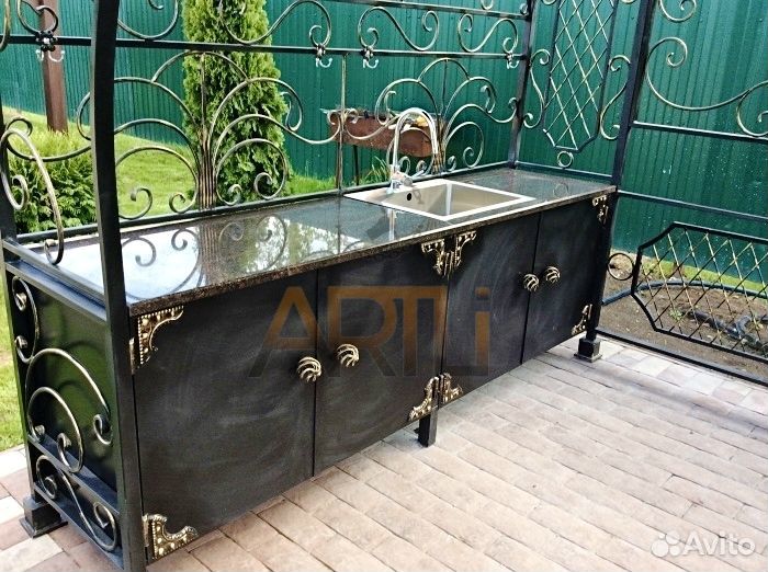 Мангал с крышей 