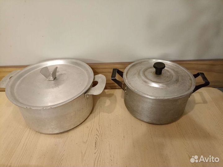 Посуда эмалированная, алюминиевая СССР