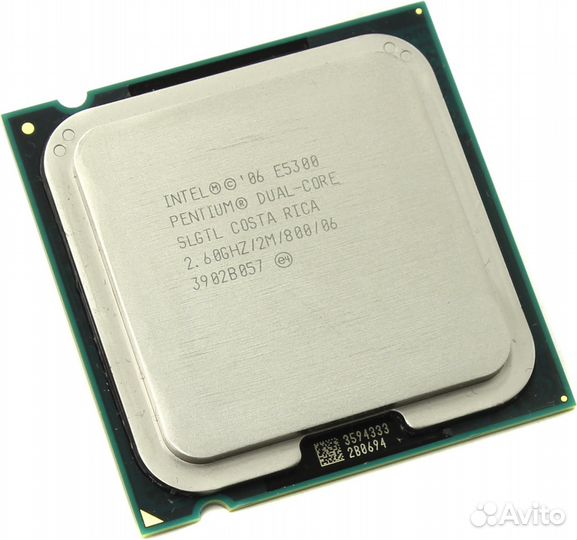 Intel Pentium E5300 Wolfdale (2600MHz, LGA 775)