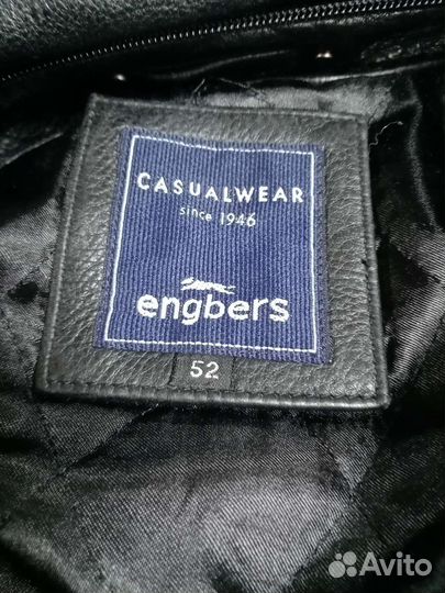 Кожаная куртка мужская. Германия. Размер 52-54