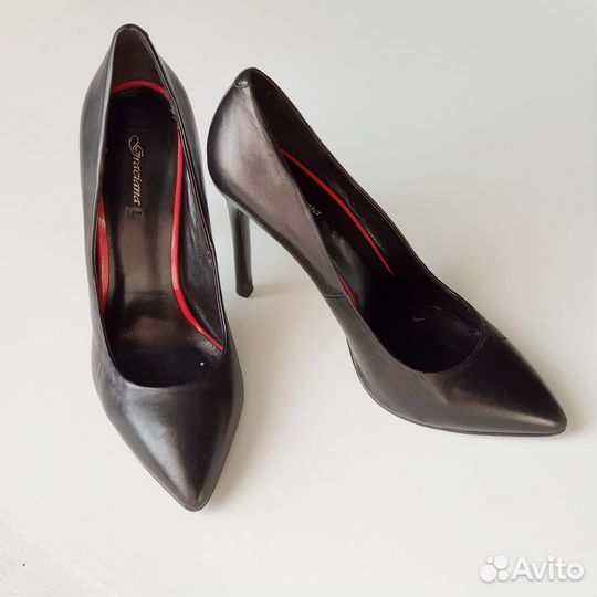 Graciana женские кожаные туфли на каблуке 37