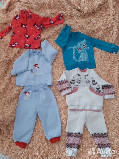 Теплые вещи (костюмы,кофты) 86