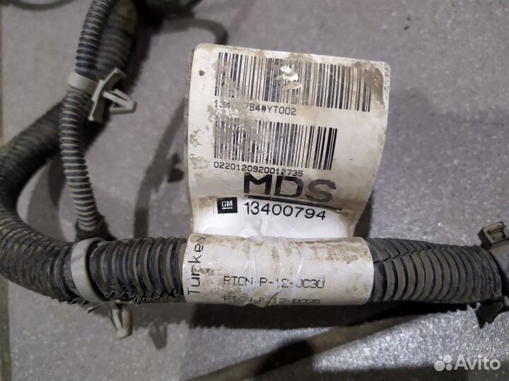 Электропроводка двигателя. Опель астра J джей