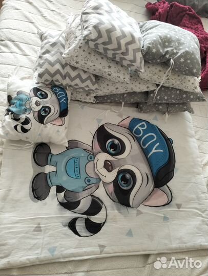 Детское одеяло и бортики