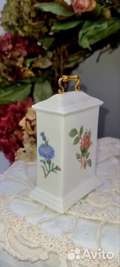 Настольные часы фарфор Англия