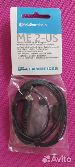 Петличный микрофон sennhaiser ME 2-SU