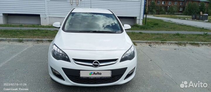 Opel Astra 1.6 МТ, 2014, 87 500 км