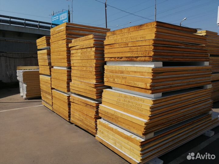 Сэндвич панели PUR PIR Минвата Вналичии Новые и бу