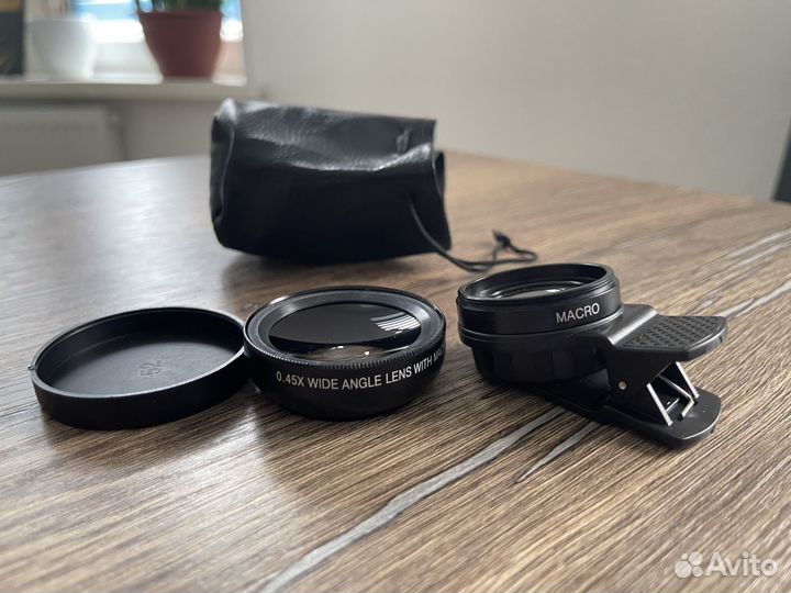 Макро линза на телефон