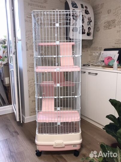 Клетка Kredo R63 для шиншилл, хорьков, дегу