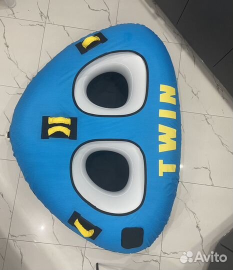Водная тюбинг ватрушка двойная треугольная