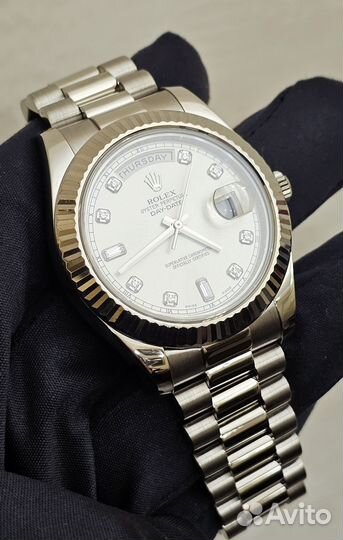 Rolex DAY-date II 41MM white gold 218239