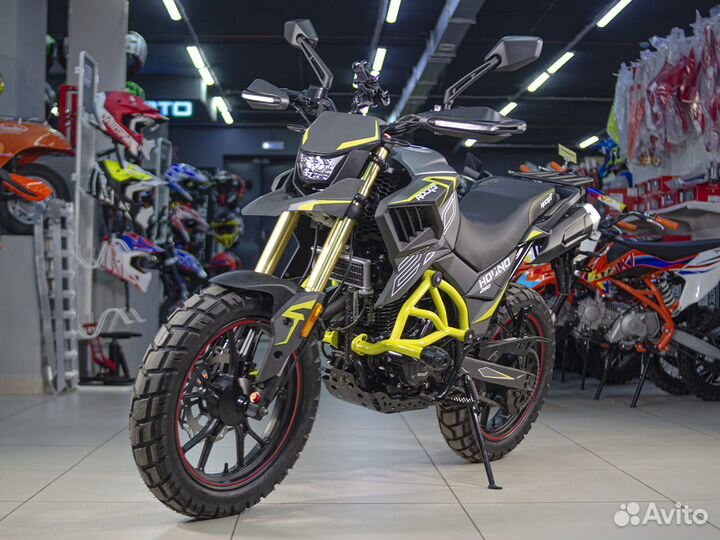 Мотоцикл турэндуро rockot hound 250 желтый