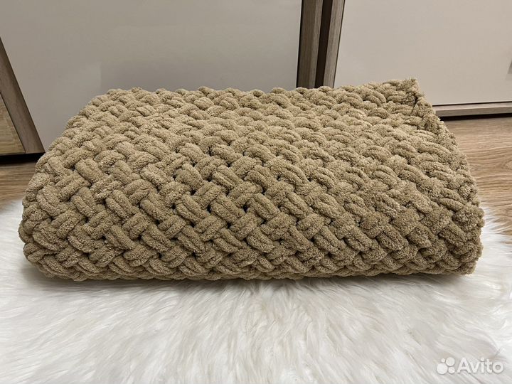 Плед детский из ализе пуффи