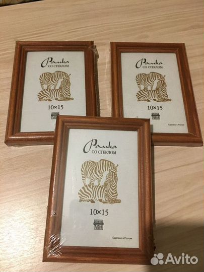 Фоторамки дерево, стекло